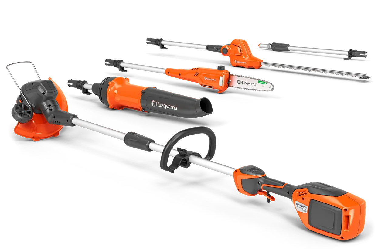 Husqvarna 110iL FLXi cu acumulator și încărcător
